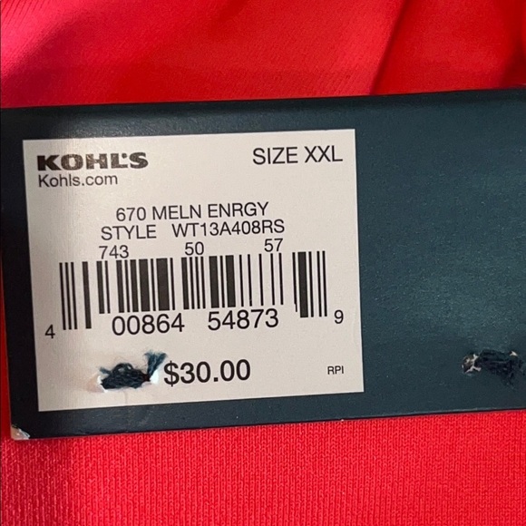 NWT TEK GEAR Vibrant Melon Workout Gear Leggings Size XXL - Picture 5 of 5